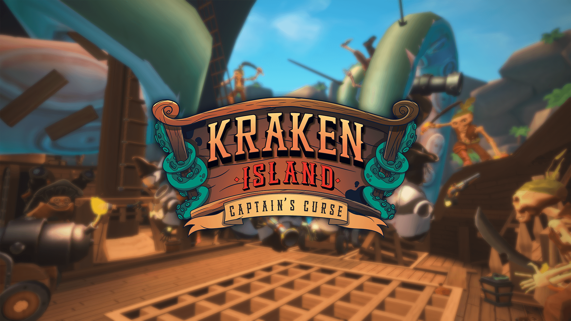 Kraken Island Captains Curse VR game artwork