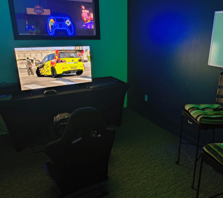 Racing Simulator Room at The Basement
