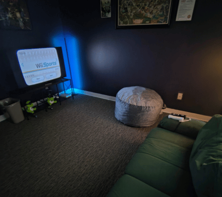 Wii Support Room at The Basement